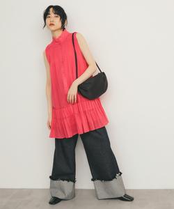 Платье без рукавов со складками Kbf, цвет Pink