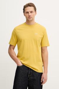 Хлопковая футболка te_bossclub BOSS Orange, желтый