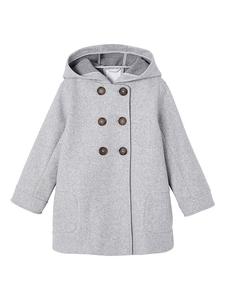Зимнее пальто vertbaudet, серый