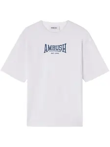 Футболка из органического хлопка с логотипом AMBUSH, белый