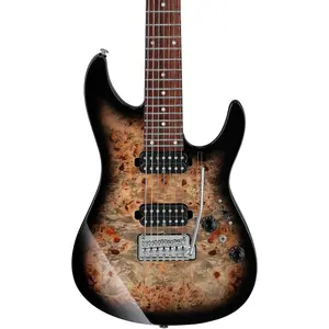 Электрогитара Ibanez AZ Premium с 7 струнами, Чарcoal Black Burst