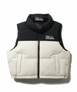 Пуховый жилет FIRST DOWN Short Bubble Down Vest Microft (женский) Select Brands, цвет White