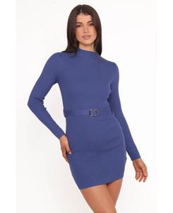 Женское мини-платье Wilda с длинными рукавами Petal and Pup, Navy