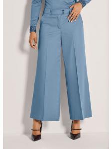 MADELEINE Элегантные брюки 7/8 с отглаженными краями дымчато-синего цвета