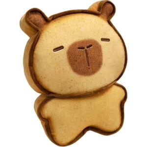 Плюшевая игрушка капибара ломтики тоста 17см/30см/50см высота YUEZHILIAN, светло-коричневый