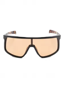 Солнцезащитные очки в массивной оправе David Beckham, черный