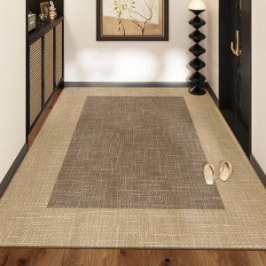 Dajiang Ковер 90х150 см для входной двери, непроскальзывающий и износостойкий, для домашнего использования, Weilepeishi, [Newly Upgraded Wear-Resistant And Dirt-Resistant Keni Fleece]