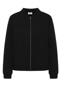 Толстовка с капюшоном на молнии CECIL, черный