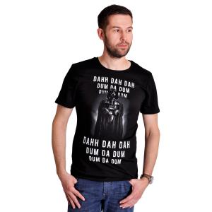 Футболка Звездные войны — Дарт Вейдер Имперский марш черная