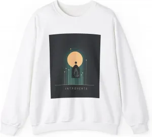 Свитшот Introverts с принтом Moon & Stars