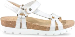 Женские сандалии на танкетке с открытым носком Panama Jack, белый