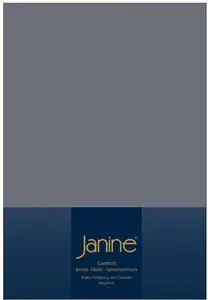 Простыня на резинке Janine всех размеров и цветов, опалово-серый, 90 см x 190 см x 100 см x 200 см Original Janine