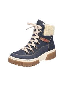 Ботильоны rieker, цвет pazifik/pazifik/mogano/beige