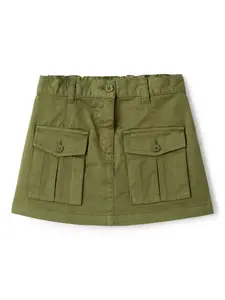 Юбка с эластичным поясом Il Gufo, зеленый