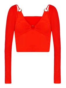 Блузка No Matter What, красный
