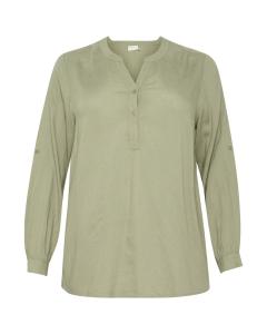 Блуза KAFFE CURVE KCMille, пастельно-зеленый
