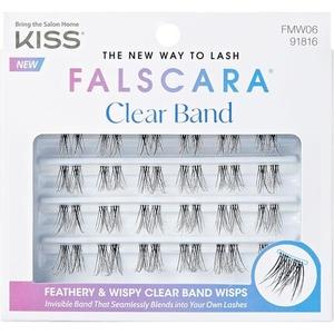 KISS Falscara Накладные ресницы Пучки ресниц Пучки искусственной норки 12 мм-14 мм-16 мм 24 полоски Удобство для контактных линз Легко наносить Многоразовые полоски ресниц