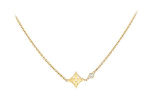 LOUIS VUITTON Кулон Idylle Blossom из желтого золота с бриллиантами