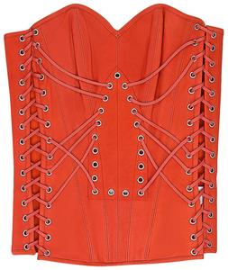 Топ Who Decides War Window Longline Corset, оранжевый