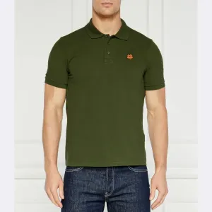 Рубашка-Поло узкого кроя Kenzo, хаки