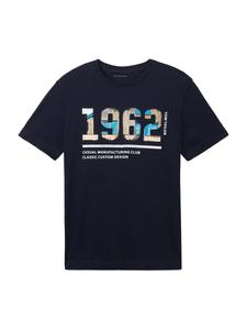 Футболка TOM TAILOR, marine blue/Azure