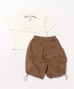 Футболка с карманами и спортивные штаны в комплекте Aimoha Kids, цвет Chocolate