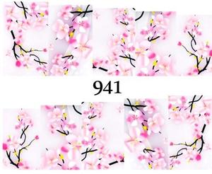 Водные наклейки для ногтей - №941, Raisin