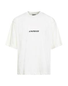 Футболка A Paper Kid, кремовый