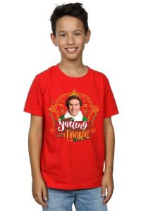 Футболка с улыбкой Бадди Elf, красный