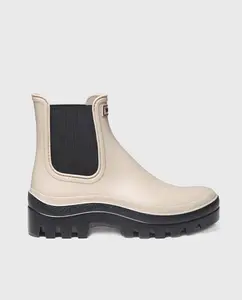 Женские дождевые ботильоны на платформе Toni Pons, бежевый