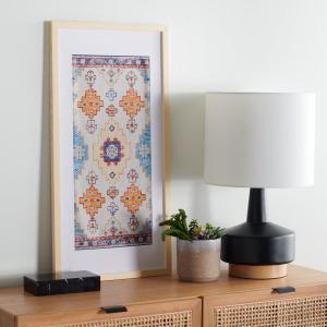 Картина Safavieh Sumia Textile Art, 74x35,5 см, синий / оранжевый