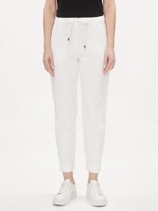 Тканевые брюки стандартного кроя Max Mara Leisure, белый