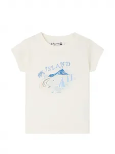 Футболка с графическим принтом Том Bonpoint, бежевый