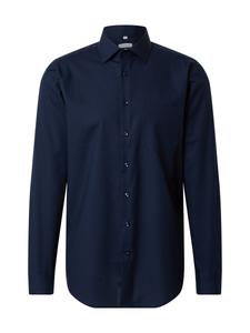 Рубашка делового кроя Slim Fit SEIDENSTICKER, ночной синий