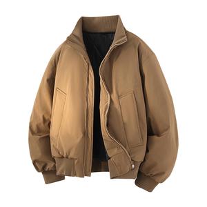 Пуховик Unisex Lapel Thickened Puffer X1617, coffee[padded]