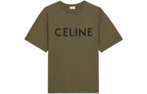 Футболка мужская зеленая Celine, зеленый