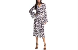 Платье с длинными рукавами женское черное Michael Kors