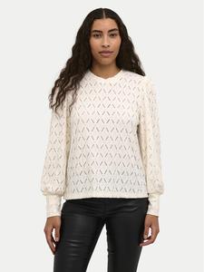 Блуза стандартного кроя Kaffe, бежевый