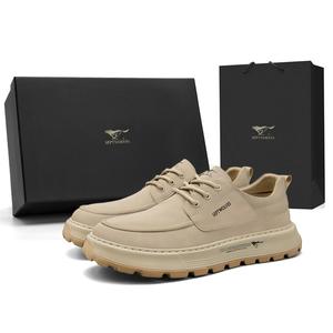 SEPTWOLVES Низкие повседневные туфли мужские песочные, цвет Sand (Standard Leather Shoe Size)