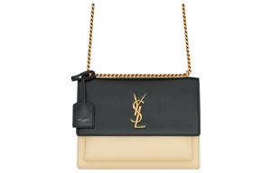 SAINT LAURENT Сумка через плечо из гладкой кожи