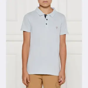 Рубашка поло стандартного кроя Guess, синий