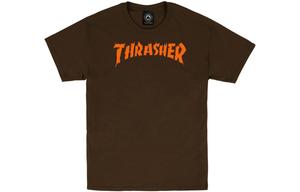 Футболка мужская темно-коричневая Thrasher