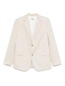 Блейзер из льняной ткани Drykorn, нейтральный