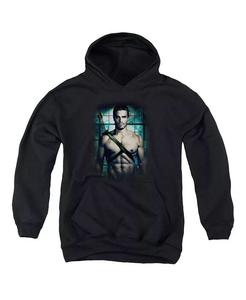 Толстовка с капюшоном для мальчиков и подростков без рубашки / Толстовка с капюшоном Arrow, черный