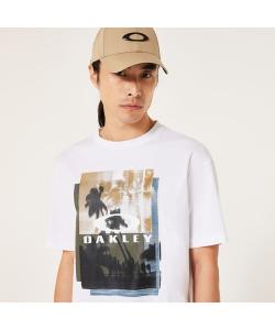 Футболка техническая влагоотводящая быстросохнущая Oakley Enhance QDC SS Tee Sunset 4.0, белый