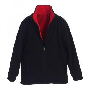 Детская двусторонняя тяжелая флисовая куртка Gioberti на молнии, цвет Black Red