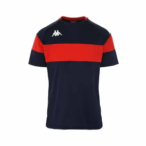 Мужская тренировочная футболка Dareto Kappa, синий/белый