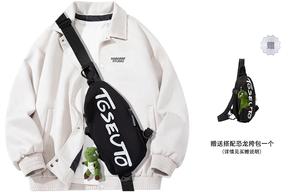 MARGRAF Куртка Unisex, White Gray (Comes with Brand Dinosaur Bag 1 Pc)