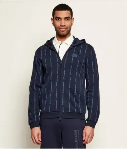 Толстовка regular fit Ea7, темно-синий