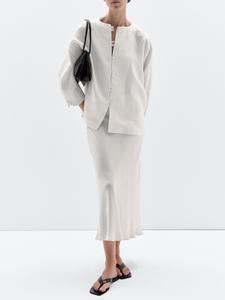 Маленькая сумка из кожи наппа с отделениями Massimo Dutti, черный